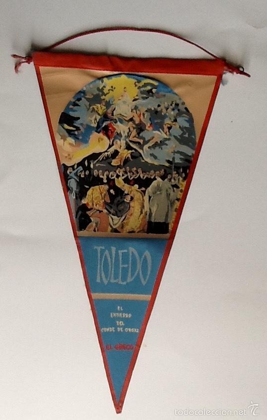 Sammlung von Wimpeln: BANDERIN ANTIGUO. TOLEDO. EL ENTIERRO DEL CONDE DE ORGAZ.. ENVIO INCLUIDO EN EL PRECIO.