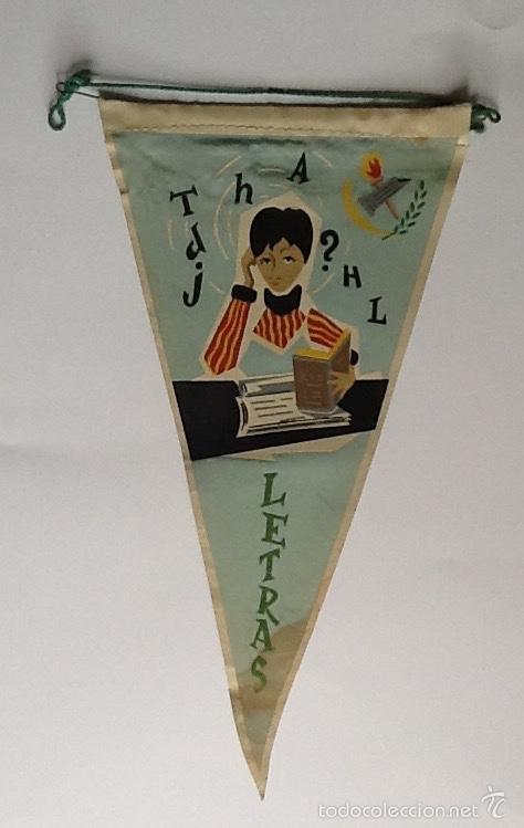 Sammlung von Wimpeln: BANDERIN. CARRERA UNIVERSITARIA LETRAS..ENVIO INCLUIDO EN EL PRECIO.