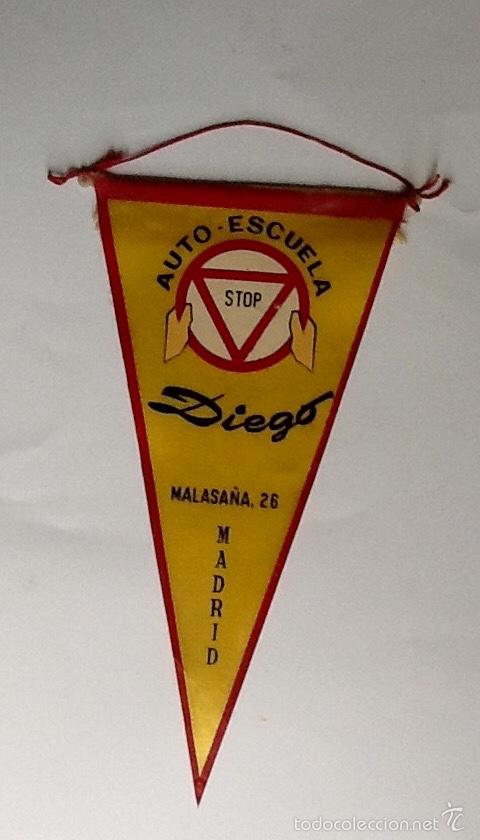 Sammlung von Wimpeln: BANDERIN. AUTOESCUELA DIEGO, MALASA&Ntilde;A. MADRID... ENVIO INCLUIDO EN EL PRECIO.