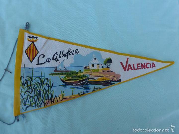 Sammlung von Wimpeln: ANTIGUO BANDER&Iacute;N DE LA ALBUFERA VALENCIA - ORIGINAL A&Ntilde;OS 50 - 60