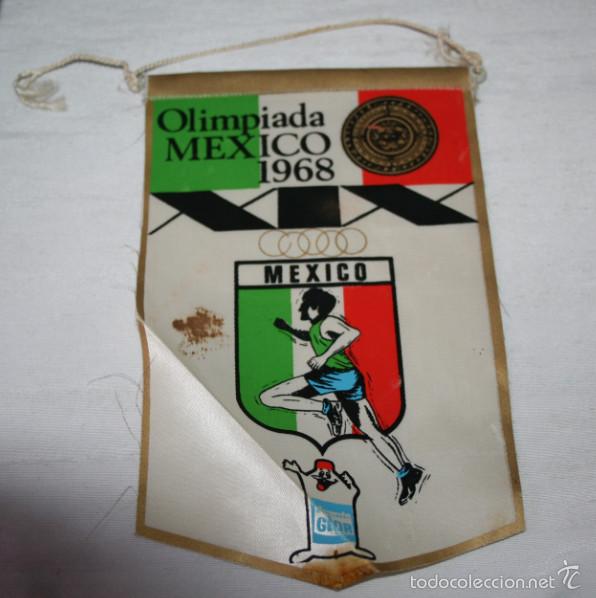 Bandierine di collezione: BANDERIN DE GIOR DE LA OLIMPIADA MEXICO 1968 MEXICO