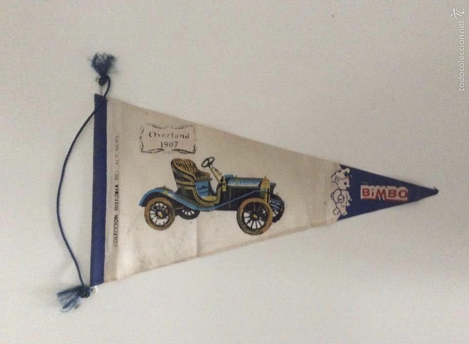 Bandierine di collezione: BANDERIN BIMBO OVERLAND 1907 COCHES