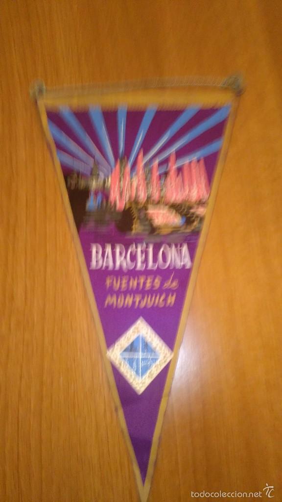 Collection pennants: BANDERIN BARCELONA -- FUENTES DE MONTJUICH