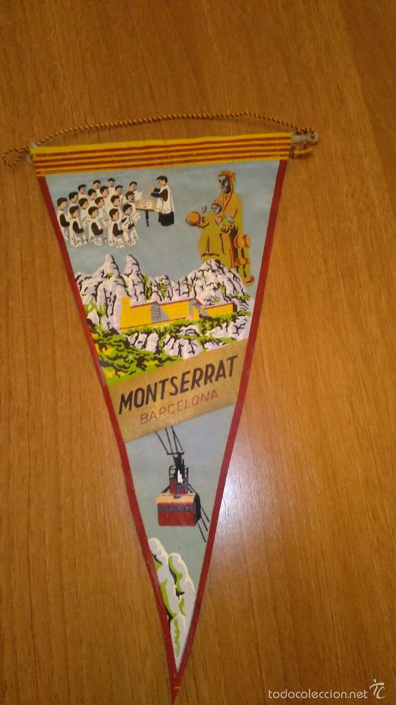 Collection pennants: BANDERIN DE MONTSERRAT -BARCELONA