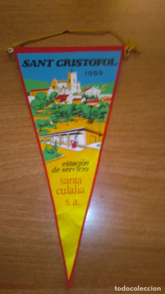 Banderines de colecci&oacute;n: BANDERIN SANT CRISTOFOL 1969-- SANTA EULALIA