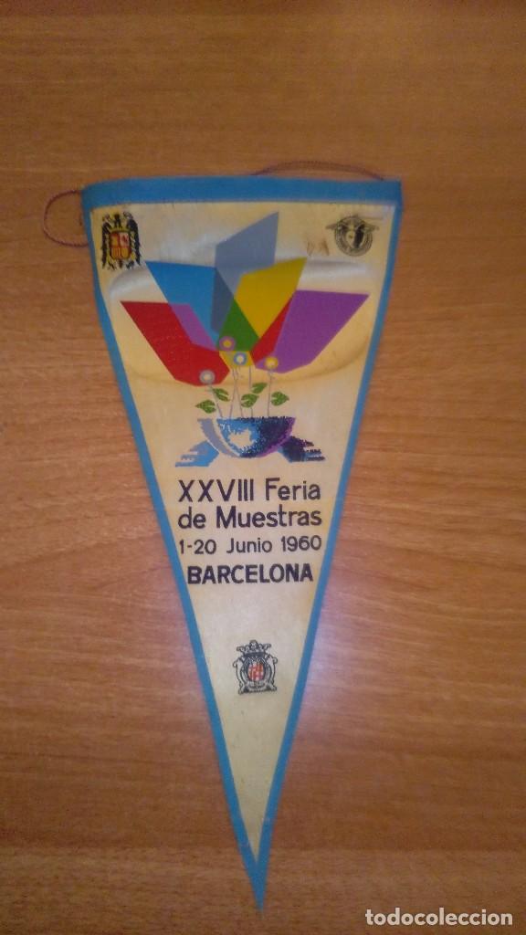Banderines de colecci&oacute;n: XXVI I I  - FERIA DE MUESTRAS 1- 20 JUNIO 1960- - BARCELONA