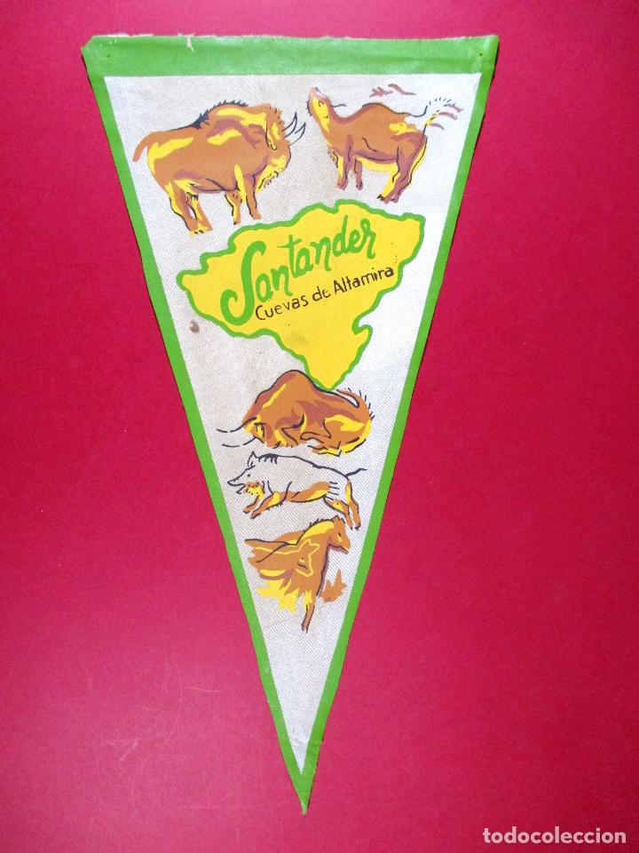 Banderines de colecci&oacute;n: BANDER&Iacute;N TURISMO - SANTANDER , CUEVAS DE ALTAMIRA
