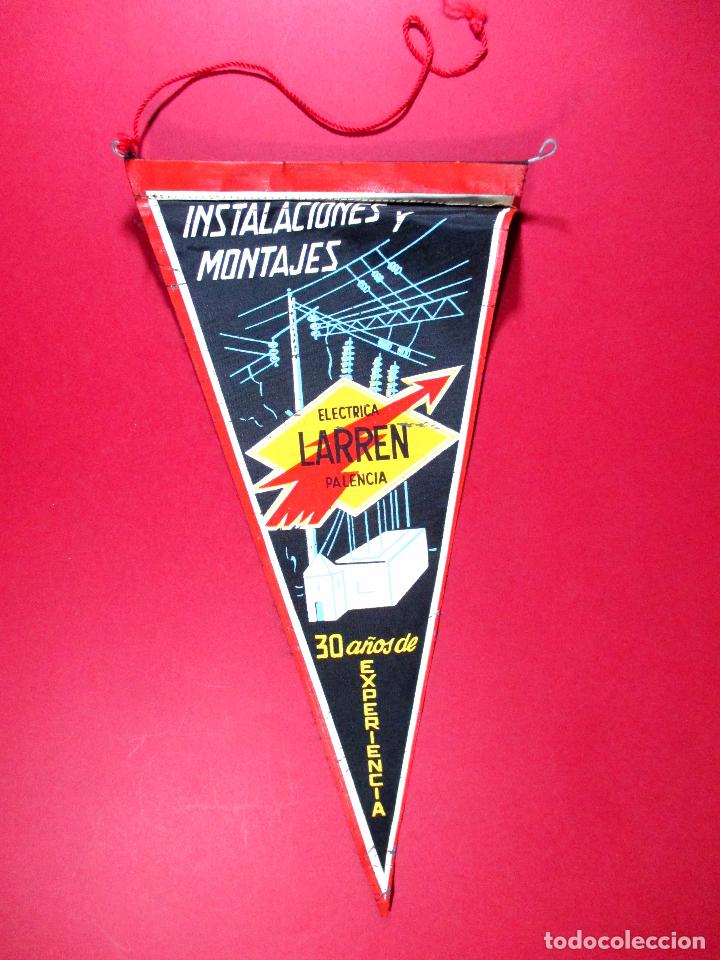 Banderines de colecci&oacute;n: BANDER&Iacute;N PUBLICIDAD - ELECTRICA LARREN , PALENCIA