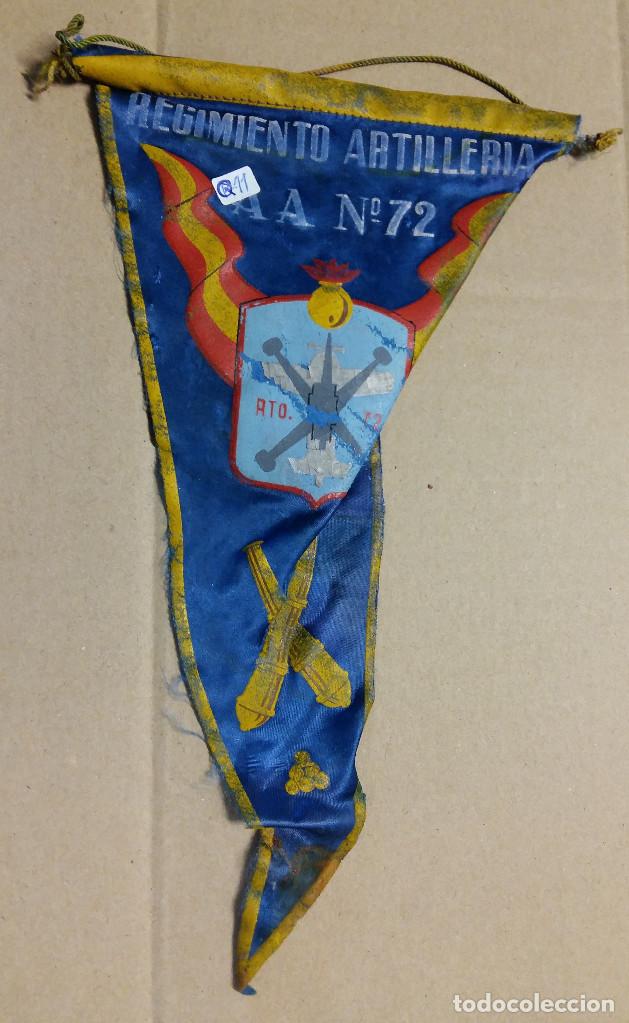 Fanions de collection: Bander&iacute;n Regimiento de Artiller&iacute;a A A n&ordm; 72
