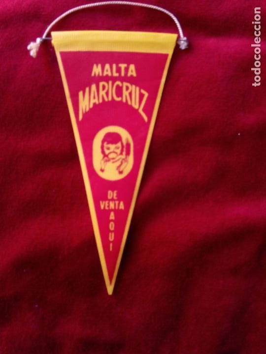 Sammlung von Wimpeln: banderin malta maricruz  de plastico 19 cm a&ntilde;os 50 60