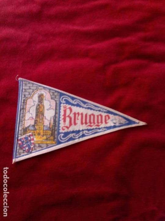 Sammlung von Wimpeln: banderin brugge brujas de tela  a&ntilde;os 50 60 21 cm