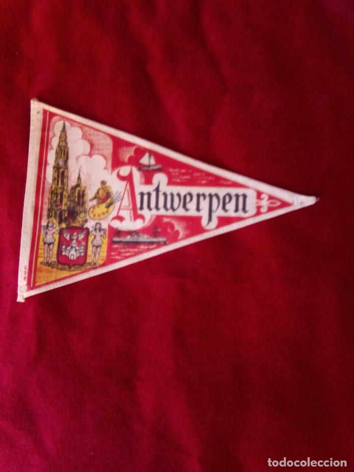 Sammlung von Wimpeln: banderin tela antwerpen a&ntilde;os 50 60 21 cm