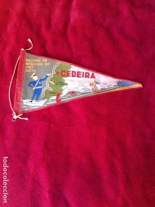 Sammlung von Wimpeln: banderin cedeira a&ntilde;os 50 60 26 cm