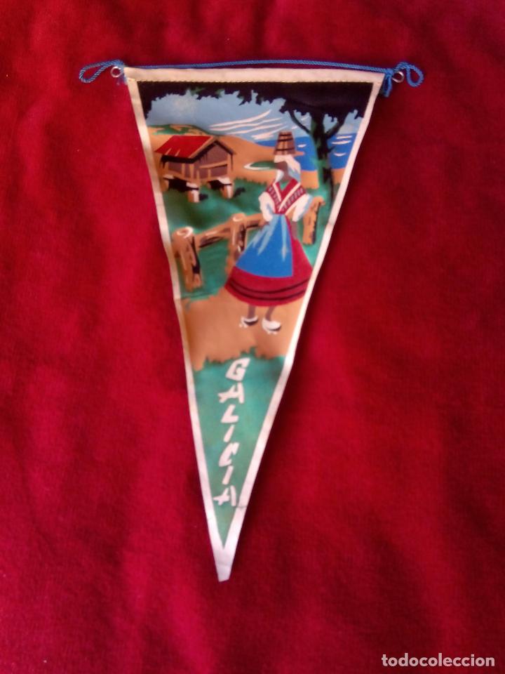 Fanions de collection: banderin galicia a&ntilde;os 50 60 27 cm