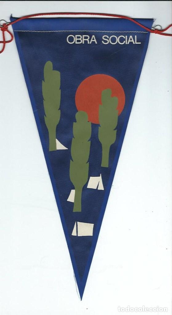 Bandierine di collezione: AG 50 - BANDERIN DE LA OBRA SOCIAL EN TELA SERIGRAFIADO EN COLOR A&Ntilde;OS 60 PERFECTO