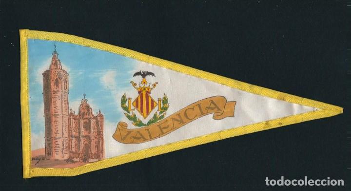Fanions de collection: AG 50 - ANTIGUO BANDERIN EN TELA - VALENCIA