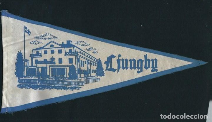 Fanions de collection: AG 50 - ANTIGUO BANDERIN EN TELA -  LIUNGBY A&Ntilde;OS 60