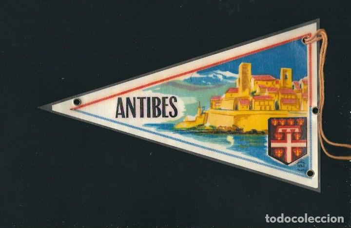 Fanions de collection: R 50 - ANTIGUO BANDERIN DE -  ANTIBES - TIENE DOS CARAS