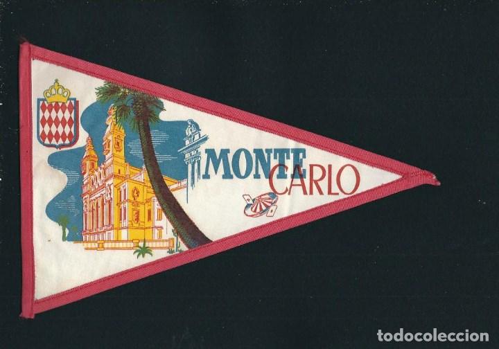 Fanions de collection: R 50 - ANTIGUO BANDERIN DE MONTE CARLO  - DOS CARAS