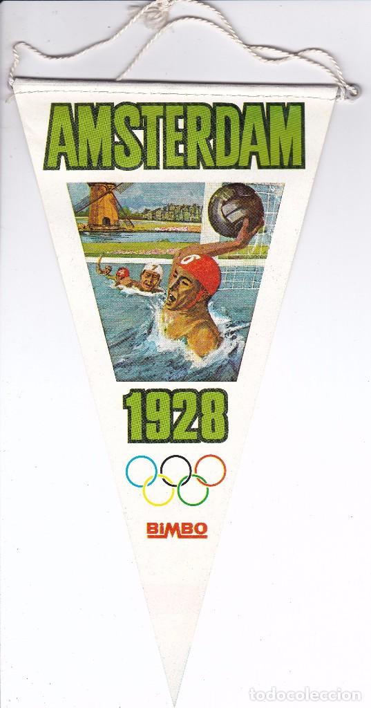 Fanions de collection: N&ordm;8 BANDERIN DE BIMBO DE LOS JUEGOS OLIMPICOS AMSTERDAM 1928 (OLYMPIC GAMES)