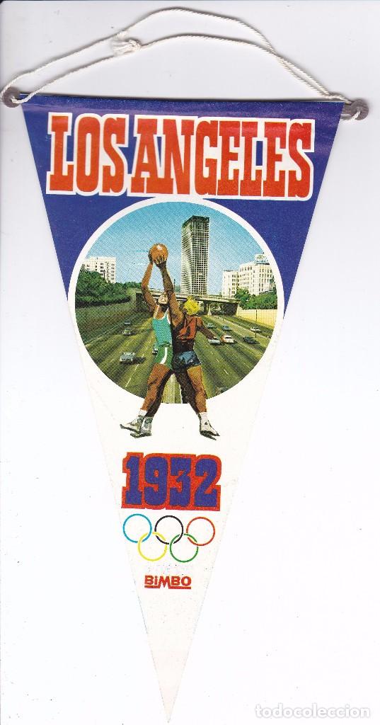 Fanions de collection: N&ordm;9 BANDERIN DE BIMBO DE LOS JUEGOS OLIMPICOS LOS ANGELES 1932 (OLYMPIC GAMES)