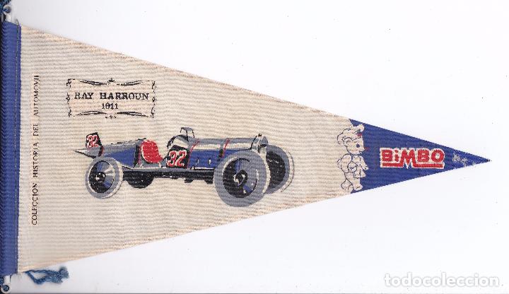 Banderines de colecci&oacute;n: BANDERIN DE BIMBO DE LA HISTORIA DEL AUTOMOVIL COCHE RAY HARROUN DEL A&Ntilde;O 1911