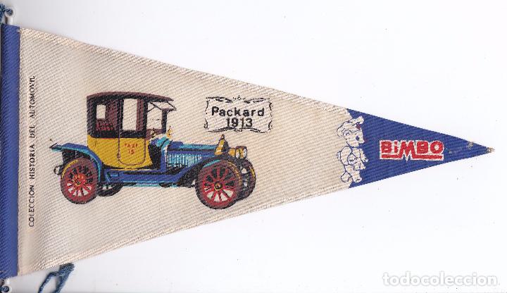 Banderines de colecci&oacute;n: BANDERIN DE BIMBO DE LA HISTORIA DEL AUTOMOVIL COCHE PACKARD DEL A&Ntilde;O 1913