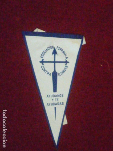 Collection pennants: BANDERIN ASOCIACION ESPA&Ntilde;OLA CONTRA EL CANCER.