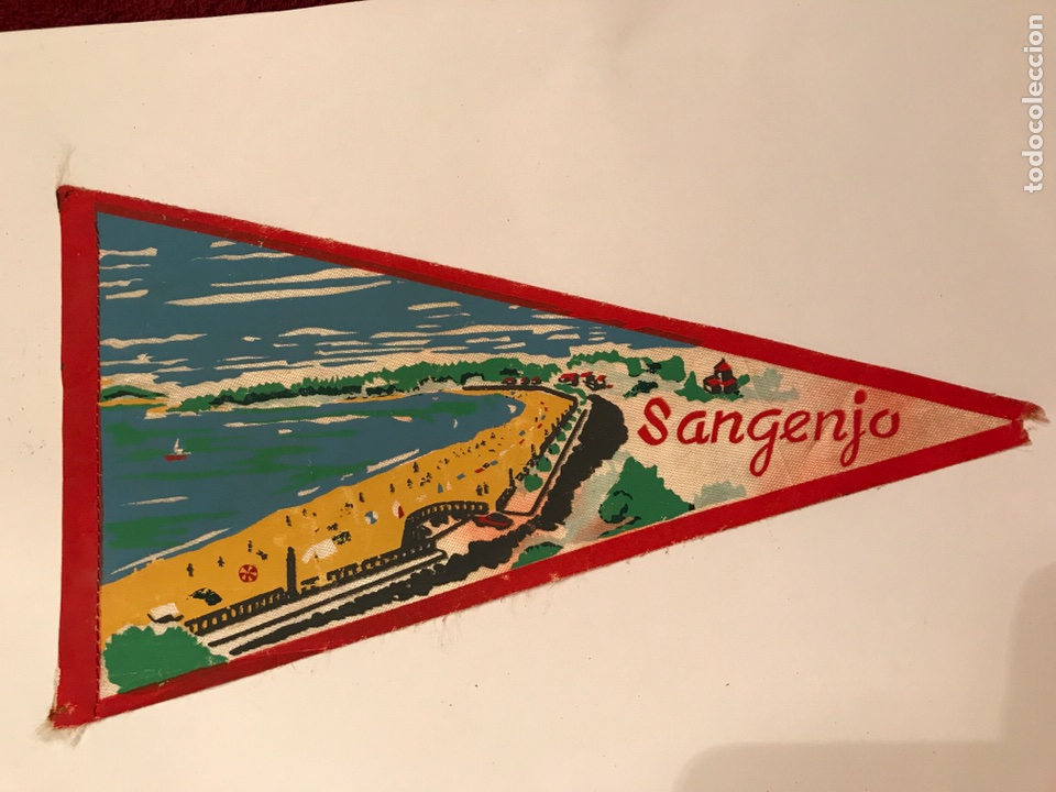 Collection pennants: Banderin. &rdquo; SANGENJO &rdquo; (a&ntilde;os 50/60)
