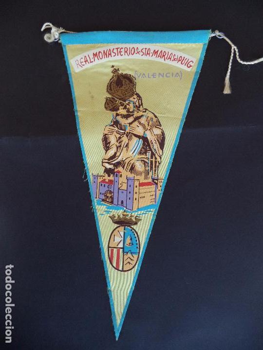 Banderines de colecci&oacute;n: BANDERIN REAL MONASTERIO STA MARIA DEL PUIG-VALENCIA
