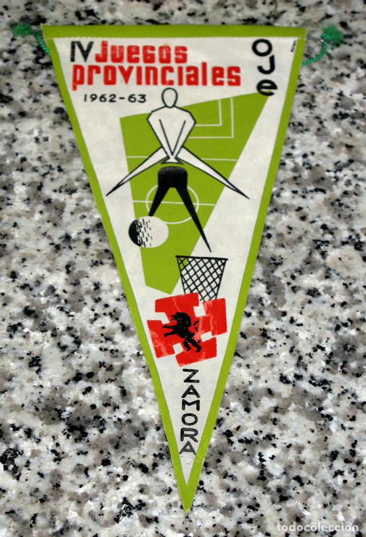 Galhardetes de cole&ccedil;&atilde;o: Bander&iacute;n IV Juegos Provinciales OJE 1962-1963. Zamora