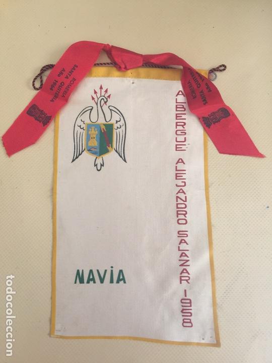 Fanions de collection: BANDERIN NAVIA. ASTURIAS. A&Ntilde;O 1958.