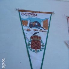 Banderines de colección: SAN FERMIN BANDERIN PAMPLONA EL ENCIERRO. Lote 91334360