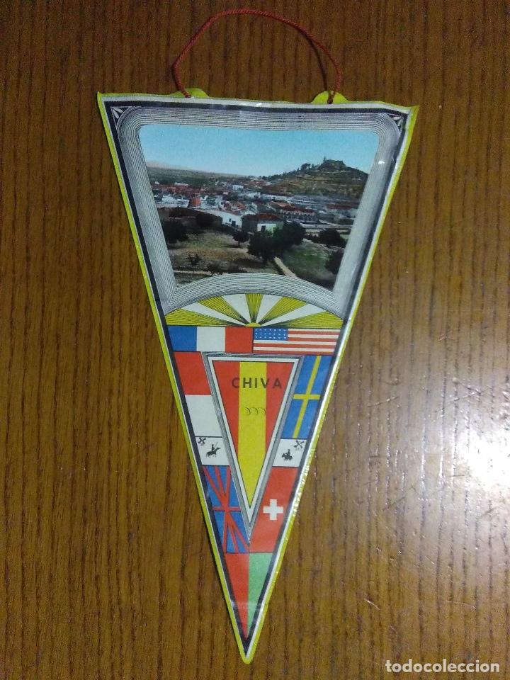 Sammlung von Wimpeln: BANDERIN CHIVA (VALENCIA) A&Ntilde;OS 60-70 EN MUY BUEN ESTADO!!