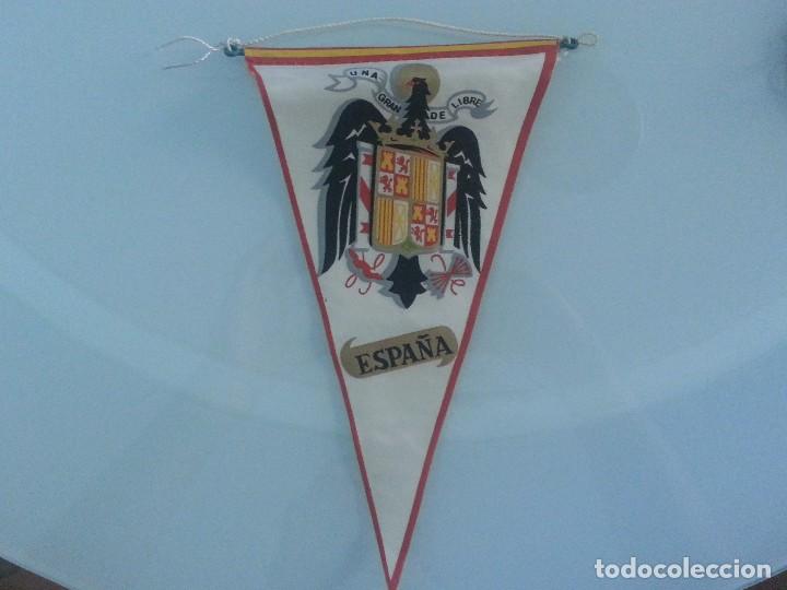 Bandierine di collezione: ANTIGUO BANDERIN  DE ESPA&Ntilde;A FRANCO AGUILA DE SAN JUAN FALANGE ESPA&Ntilde;OLA UNA GRANDE Y LIBRE A&Ntilde;OS 60
