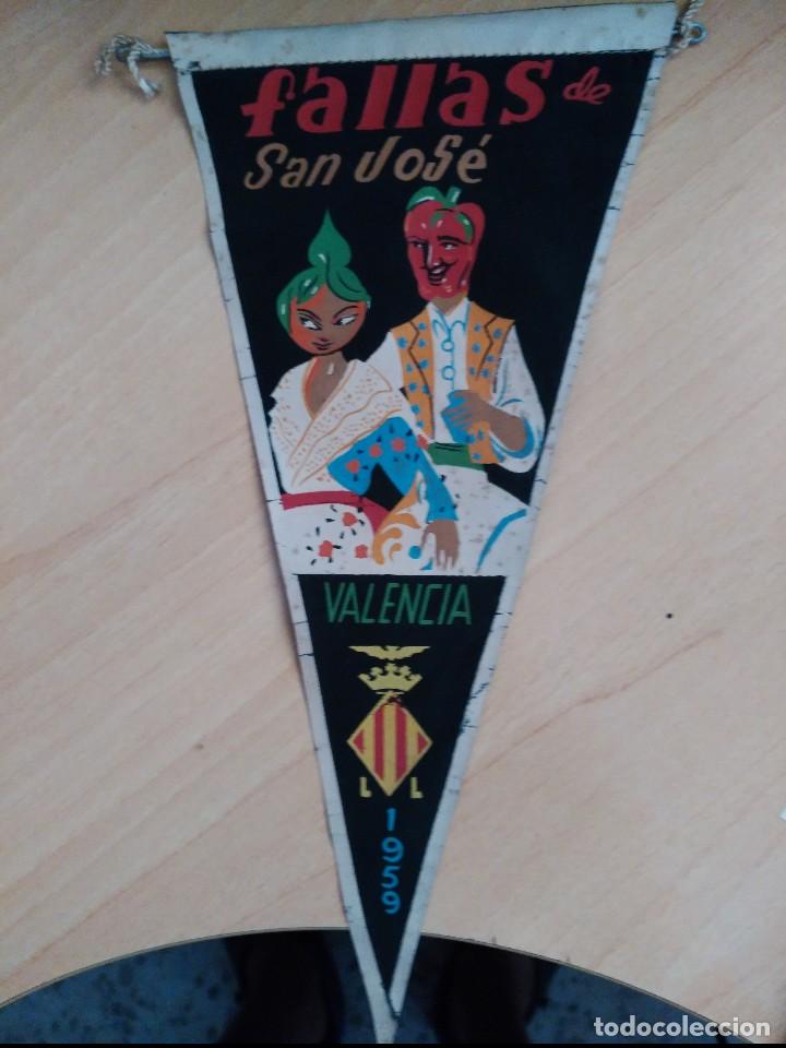 Sammlung von Wimpeln: banderin fallas de san jose valencia 1959