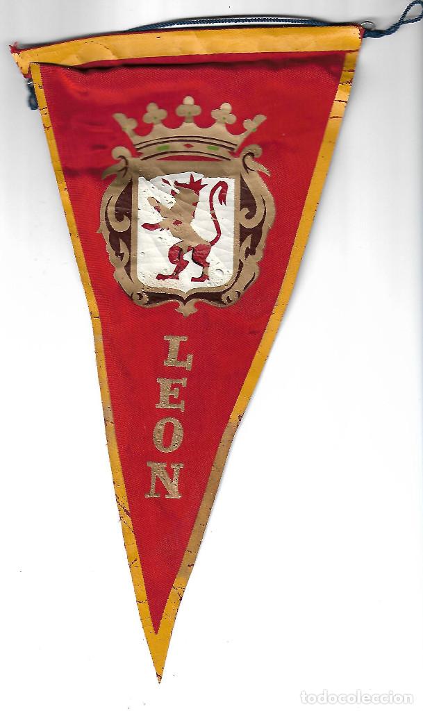 Banderines de colecci&oacute;n: ANTIGUO BANDERIN DE LEON - Foto 1