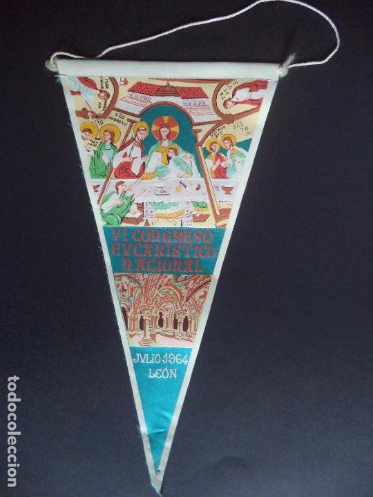 Banderines de colecci&oacute;n: VI CONGRESO EUCARISTICO NACIONAL.JULIO 1964.LEON