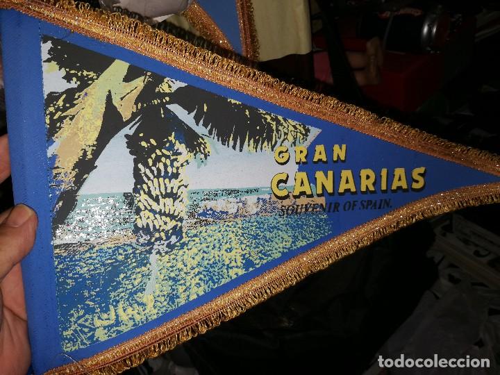 Galhardetes de cole&ccedil;&atilde;o: BANDERIN GRAN CANARIAS NUEVO Y MUY GRANDE