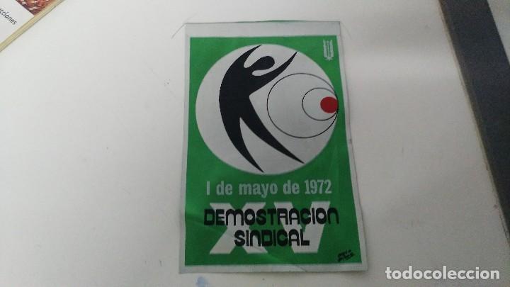 Galhardetes de cole&ccedil;&atilde;o: antiguo  banderin politico  demopstracion sindical 1972