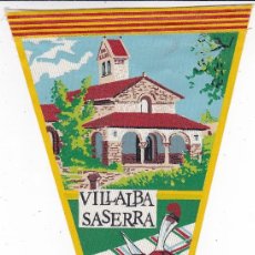 Banderines de colección: BANDERÍN VILLALBA SASERRA BARCELONA AÑOS 60