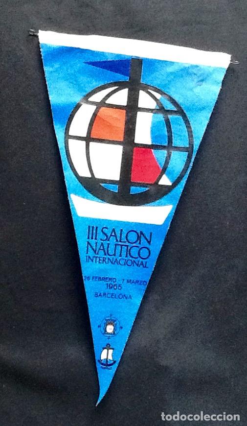 Collection pennants: BANDERIN. SALON NAUTICO DE BARCELONA 1965. EL ENVIO ESTA INCLUIDO.
