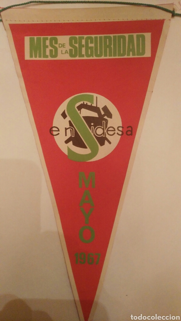 Collection pennants: Bander&iacute;n Mes de la Seguridad Ensidesa Mayo 1967