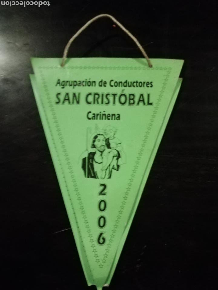 Banderines de colecci&oacute;n: Banderin de carton conductores cari&ntilde;ena san Crist&oacute;bal