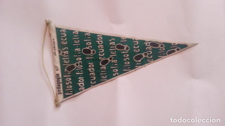 Banderines de colecci&oacute;n: BANDERIN A&Ntilde;OS 60. UNIVERSIDAD DE SALAMANCA. PASO ECUADOR PEDAGOGIA FILOSOFIA Y LETRAS 1967