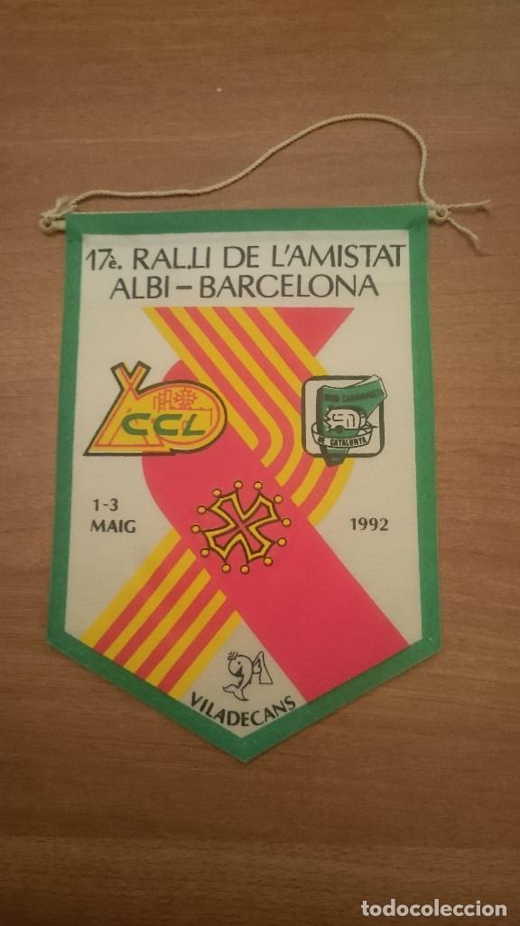 Sammlung von Wimpeln: BANDERIN  17e RAL. LI DE L&acute;AMISTAT ALBI - ARCELONA