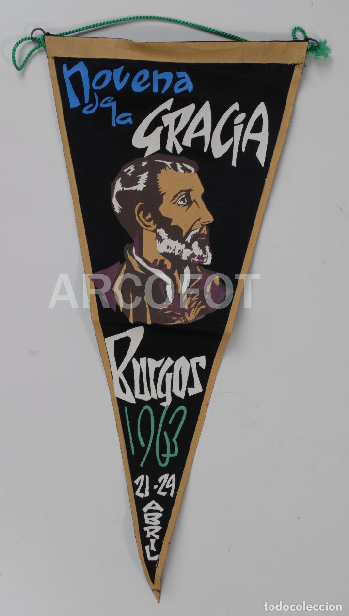 Bandierine di collezione: BURGOS -NOVENA DE LA GRACIA - BURGOS 1963 - 21 - 29 DE ABRIL