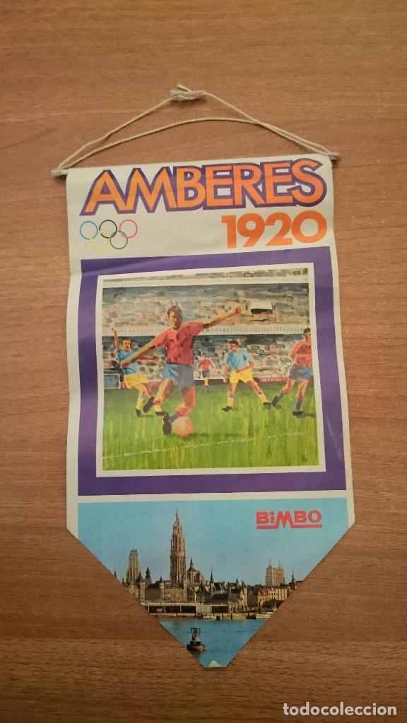 Bandierine di collezione: BANDERIN, BIMBO, JUEGOS OLIMPICOS N&ordm; 6 AMBERES 1920 A&Ntilde;O 1968