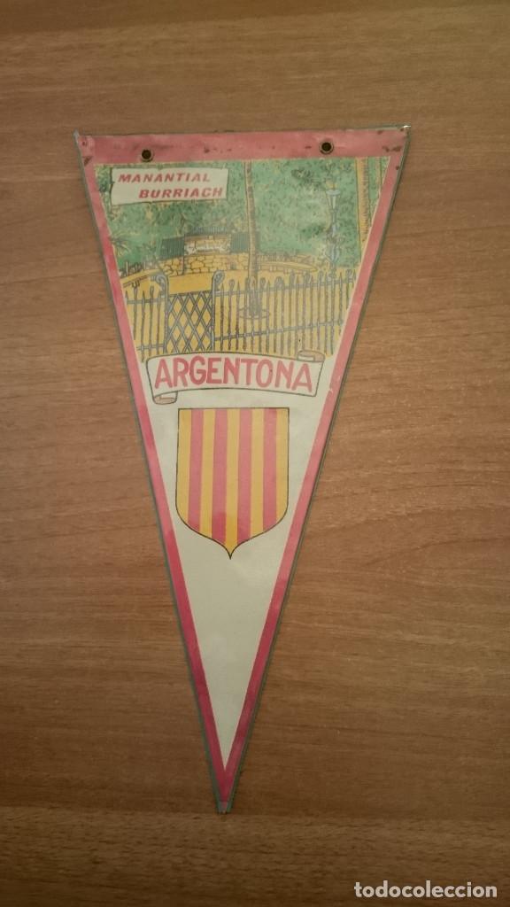 Bandierine di collezione: ANTIGUO BANDER&Iacute;N ARGENTONA. MANANTIAL BURRIACH.