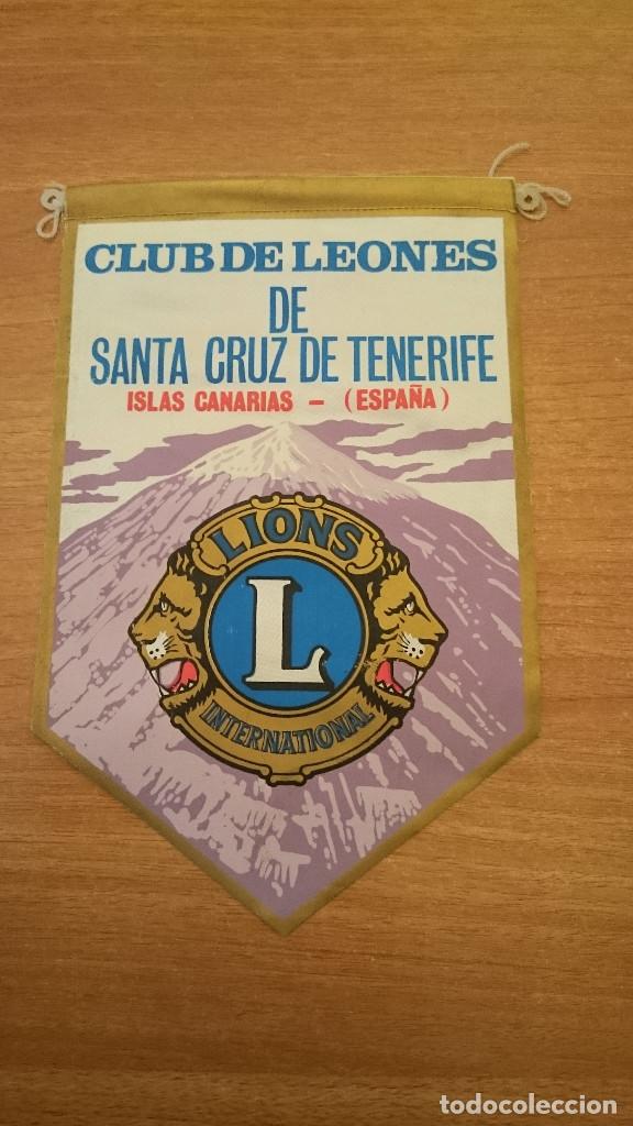 Bandierine di collezione: BANDER&Iacute;N CLUB DE LEONES LIONS SANTA CRUZ DE TENERIFE- ISLAS CANARIAS -ESPA&Ntilde;A